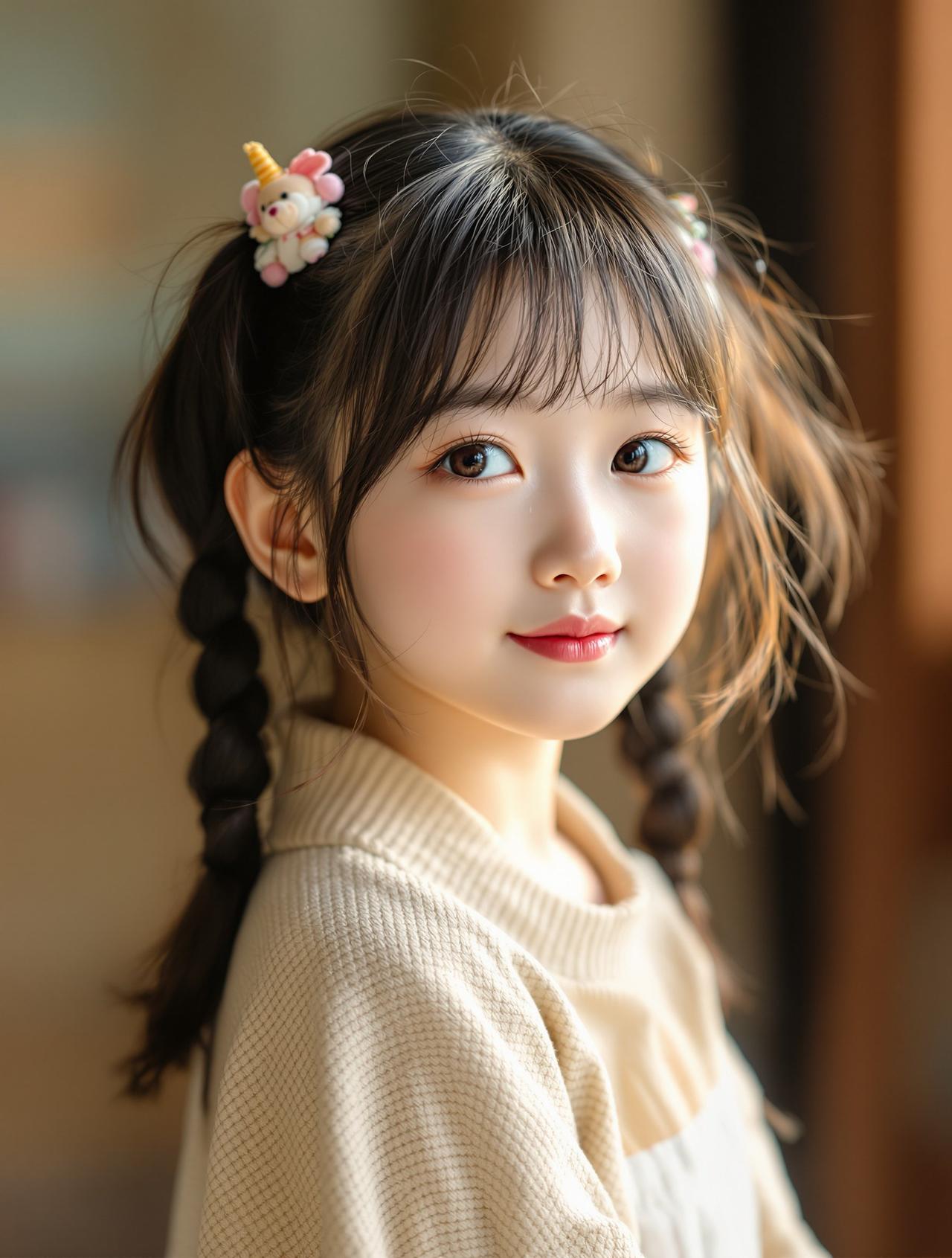 双马尾萌系少女日常 - 美图网唯美摄影作品